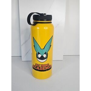 My Hero Academia Deku Yellow Stainless Steel Water Bottle Funimation Anime Merch